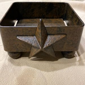 Iron Cocktail Napkin Holder